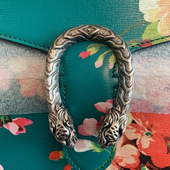 Gucci Large Dionysus Blooms Shoulder Bag  in Green new in DUSTBAG - Picture 9 of 10